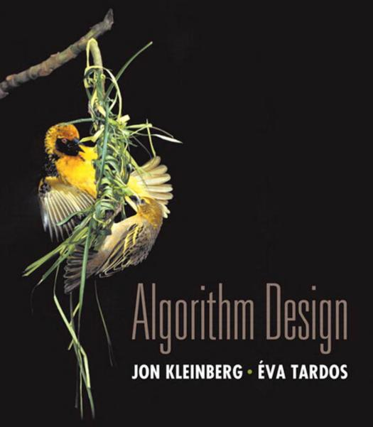 Cover page of Algorithm Design by Jon Kleinberg and Éva Tardos