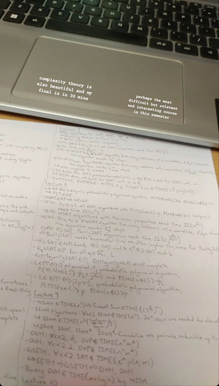 My Instagram story 30 minutes before the final, featuring my help sheet