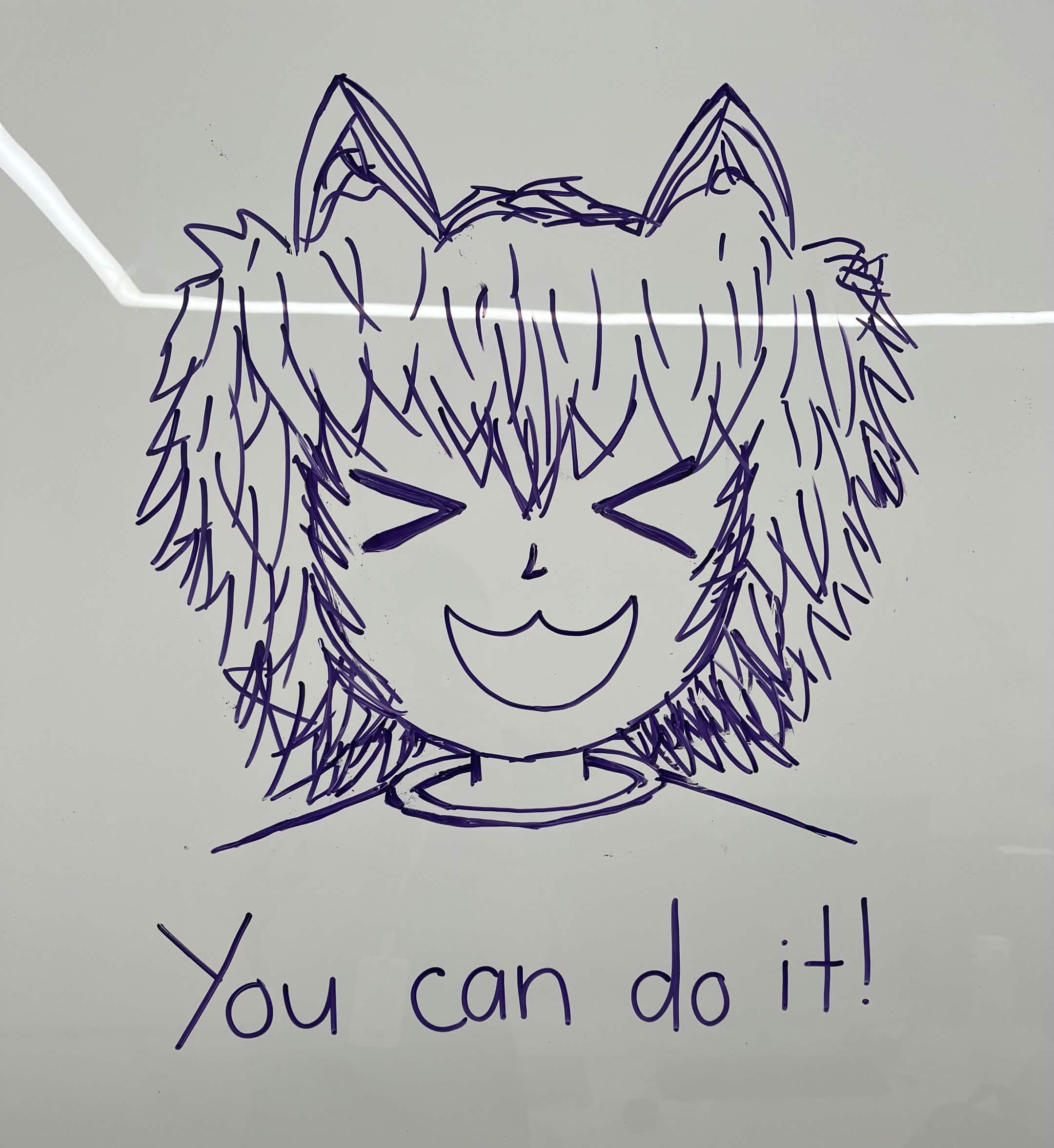 A drawing by Khoa, one of the team leaders of CS2040S.